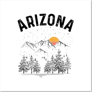 Arizona State Vintage Retro Posters and Art